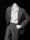 75cm doll Dark gray suit set
